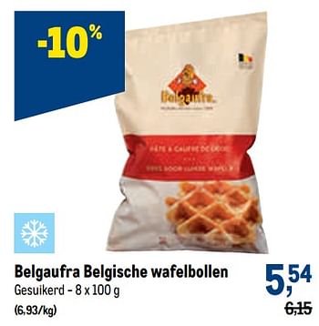 Promoties Belgaufra belgische wafelbollen - Belgaufra - Geldig van 02/11/2022 tot 15/11/2022 bij Makro