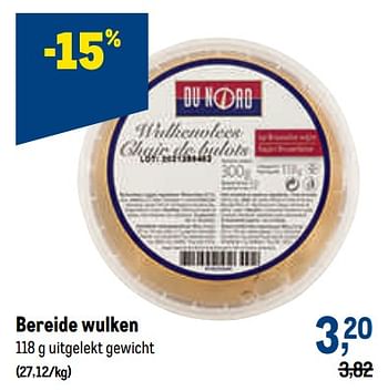 Promoties Bereide wulken - Huismerk - Makro - Geldig van 02/11/2022 tot 15/11/2022 bij Makro