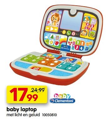 Promoties Baby laptop - Clementoni - Geldig van 07/11/2022 tot 05/12/2022 bij yess!