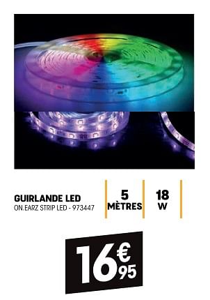 Promotions Guirlande led on.earz strip led - On-earz - Valide de 26/10/2022 à 09/11/2022 chez Electro Depot