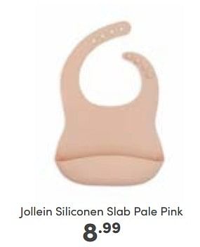 Promoties Jollein siliconen slab pale pink - Jollein - Geldig van 30/10/2022 tot 05/11/2022 bij Baby & Tiener Megastore