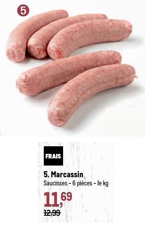 Promoties Marcassin saucisses - Huismerk - Makro - Geldig van 02/11/2022 tot 15/11/2022 bij Makro