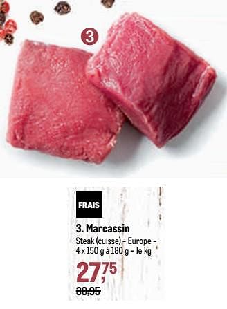 Promoties Marcassin steak - Huismerk - Makro - Geldig van 02/11/2022 tot 15/11/2022 bij Makro