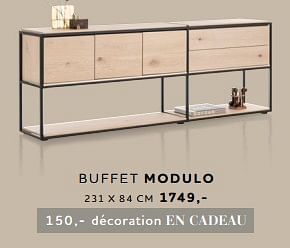 Promotions Buffet modulo - Produit Maison - Xooon - Valide de 27/10/2022 à 30/11/2022 chez Xooon