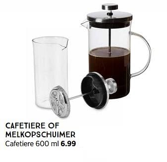 Promoties Cafetiere - Huismerk - Xenos - Geldig van 31/10/2022 tot 06/11/2022 bij Xenos