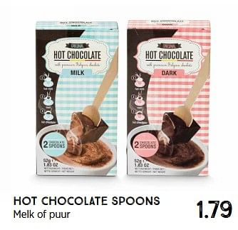 Promoties Hot chocolate spoons - Huismerk - Xenos - Geldig van 31/10/2022 tot 06/11/2022 bij Xenos