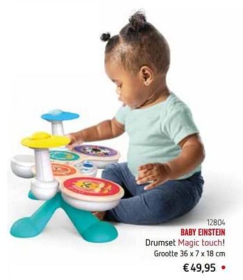Promoties Baby einstein drumset magic touch! - Hape - Geldig van 01/11/2022 tot 31/12/2022 bij De Speelvogel