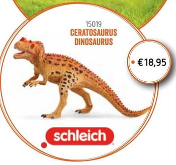 Promoties Ceratosaurus dinosaurus - Schleich - Geldig van 01/11/2022 tot 31/12/2022 bij De Speelvogel
