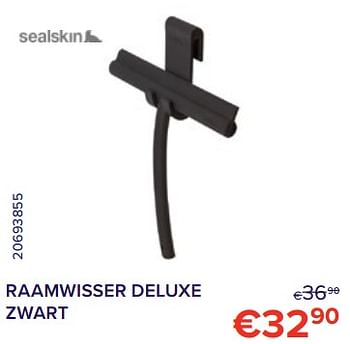 Promoties Raamwisser deluxe zwart - Sealskin - Geldig van 01/11/2022 tot 30/11/2022 bij Euro Shop