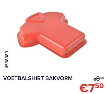 Promoties Voetbalshirt bakvorm - Patisse - Geldig van 01/11/2022 tot 30/11/2022 bij Euro Shop