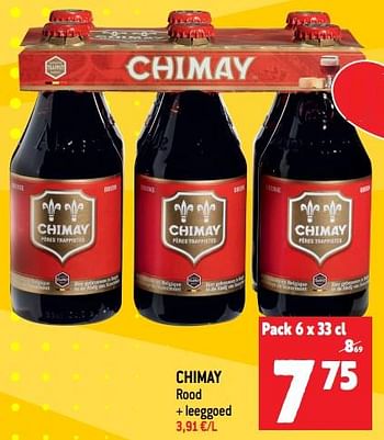 Promoties Chimay rood - Chimay - Geldig van 02/11/2022 tot 08/11/2022 bij Match