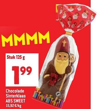Promoties Chocolade sinterklaas abs sweet - Abs Sweet - Geldig van 02/11/2022 tot 08/11/2022 bij Match