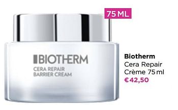 Promoties Biotherm cera repair crème - Biotherm - Geldig van 31/10/2022 tot 06/11/2022 bij ICI PARIS XL