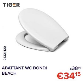 Promotions Abattant wc bondi beach - Tiger - Valide de 01/11/2022 à 30/11/2022 chez Euro Shop