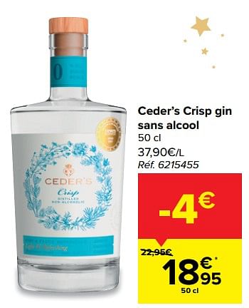 Ceder's CrispGinSans Alcool