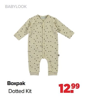 Promoties Boxpak dotted kit - Baby look - Geldig van 24/10/2022 tot 03/12/2022 bij Baby-Dump