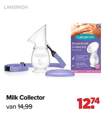 Promoties Milk collector - Lansinoh - Geldig van 24/10/2022 tot 03/12/2022 bij Baby-Dump
