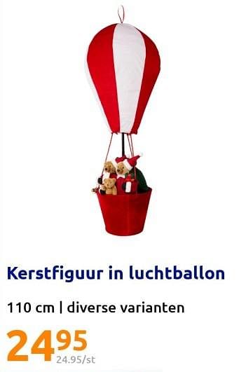 Promoties Kerstfiguur in luchtballon - Huismerk - Action - Geldig van 02/11/2022 tot 08/11/2022 bij Action