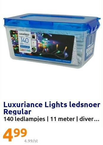 Promoties Luxuriance lights ledsnoer regular - Luxuriance - Geldig van 02/11/2022 tot 08/11/2022 bij Action