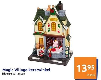 Promoties Magic village kerstwinkel - Huismerk - Action - Geldig van 02/11/2022 tot 08/11/2022 bij Action
