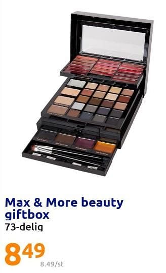 Promoties Max + more beauty giftbox - Max&More - Geldig van 02/11/2022 tot 08/11/2022 bij Action