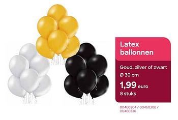 Promoties Latex ballonnen - Huismerk - Ava - Geldig van 01/11/2022 tot 31/12/2022 bij Ava