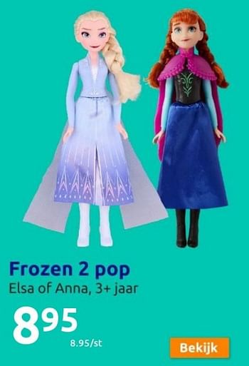 Promoties Frozen 2 pop - Disney  Frozen - Geldig van 19/10/2022 tot 25/10/2022 bij Action