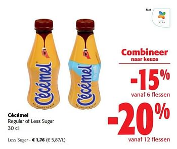 Promoties Cécémel less sugar - Cecemel - Geldig van 02/11/2022 tot 15/11/2022 bij Colruyt
