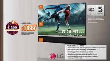 Promoties Lg 4k oled evo g2 series lqoled65g26la - LG - Geldig van 28/10/2022 tot 28/11/2022 bij Expert