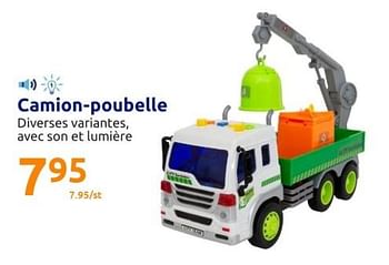 Promotions Camion-poubelle - Produit Maison - Action - Valide de 19/10/2022 à 25/10/2022 chez Action