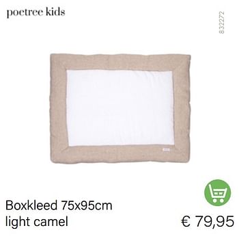 Promoties Boxkleed light camel - Poetree Kids - Geldig van 01/11/2022 tot 30/11/2022 bij Multi Bazar