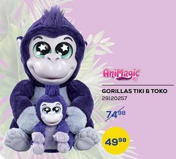 Promoties Gorillas tiki + toko - AniMagic - Geldig van 04/11/2022 tot 09/12/2022 bij Supra Bazar
