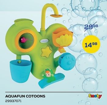 Promoties Aquafun cotoons - Smoby - Geldig van 04/11/2022 tot 09/12/2022 bij Supra Bazar