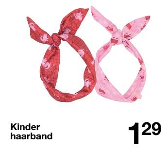 Promoties Kinder haarband - Huismerk - Zeeman  - Geldig van 05/11/2022 tot 11/11/2022 bij Zeeman
