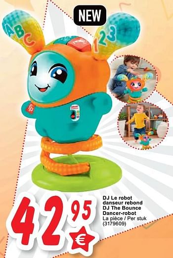 Fisher-Price DJ le Robot Danseur à Rebond, Petit…