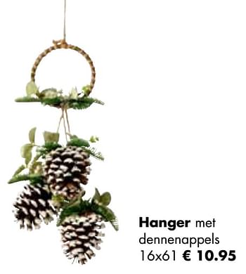 Promotions Hanger met dennenappels - Produit Maison - Multi Bazar - Valide de 07/11/2022 à 31/12/2022 chez Multi Bazar