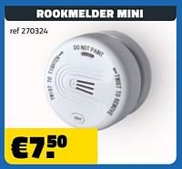 Rookmelder mini-Huismerk - Bouwcenter Frans Vlaeminck