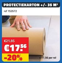 Protectiekarton-Huismerk - Bouwcenter Frans Vlaeminck