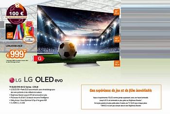 Promotions Lg tv oled evo 4k c2 series lqoled48c25lb - LG - Valide de 28/10/2022 à 28/11/2022 chez Expert