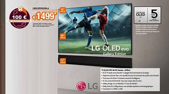 Promotions Lg tv oled evo 4k g2 series lqoled55g26la - LG - Valide de 28/10/2022 à 28/11/2022 chez Expert
