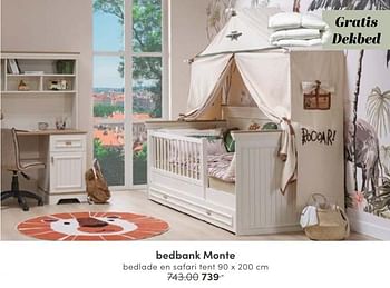 Promotions Bedbank monte - Produit Maison - Baby & Tiener Megastore - Valide de 30/10/2022 à 12/11/2022 chez Baby & Tiener Megastore