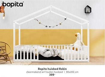 Promoties Bopita huisbed robin - Bopita - Geldig van 30/10/2022 tot 12/11/2022 bij Baby & Tiener Megastore