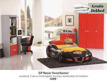 Promoties Gp racer tienerkamer - Huismerk - Baby & Tiener Megastore - Geldig van 30/10/2022 tot 12/11/2022 bij Baby & Tiener Megastore