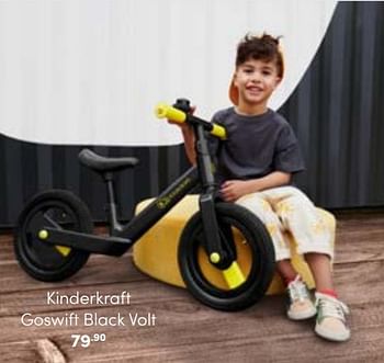 Promoties Kinderkraft goswift black volt - Kinderkraft - Geldig van 30/10/2022 tot 12/11/2022 bij Baby & Tiener Megastore