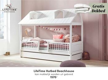 Promoties Lifetime hutbed beachhouse - Lifetime - Geldig van 30/10/2022 tot 12/11/2022 bij Baby & Tiener Megastore