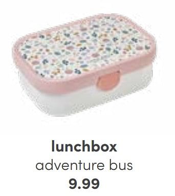 Promoties Lunchbox adventure bus - Huismerk - Baby & Tiener Megastore - Geldig van 30/10/2022 tot 12/11/2022 bij Baby & Tiener Megastore