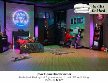 Promoties Roox game kinderkamer - Huismerk - Baby & Tiener Megastore - Geldig van 30/10/2022 tot 12/11/2022 bij Baby & Tiener Megastore