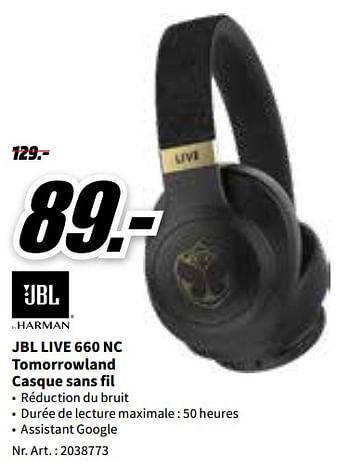 JBL Live 660NC Tomorrowland Edition