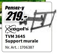 Promotions Tvm 3645 support murale - Vogels - Valide de 07/11/2022 à 13/11/2022 chez Media Markt