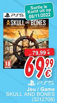 Jeu - game skull and bones-Ubisoft